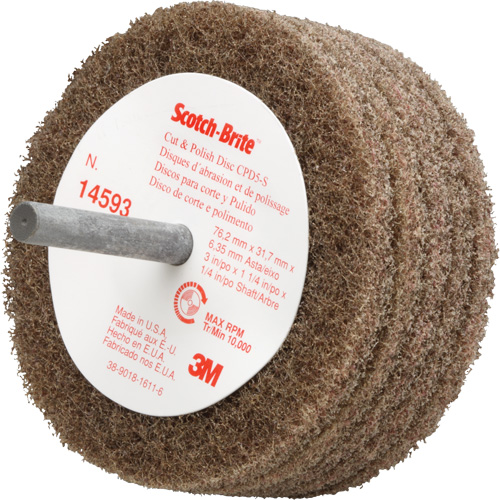 Disque de tronçonnage et de polissage Scotch-Brite, 3" dia. Air Extreme Inc.