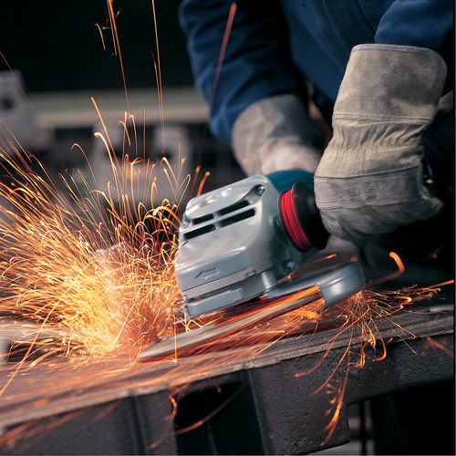 Large Angle Grinder with Rat Tail Handle, 7", 120 V, 15 A, 6500 RPM Air Extreme Inc.