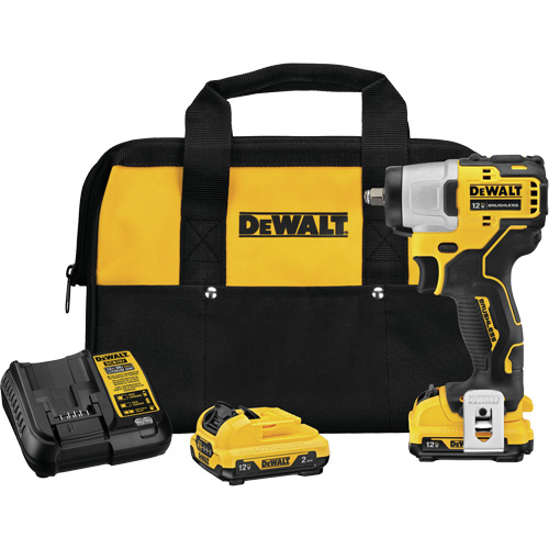 Ensemble de cl&eacute; &agrave; choc avec moteur sans balai Xtreme, 12 V, Mandrin 3/8" Air Extreme Inc.