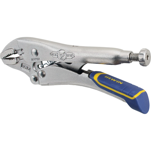 Fast Release Locking Pliers with Wire Cutter, 5" Length, Curved Jaw Air Extreme Inc.