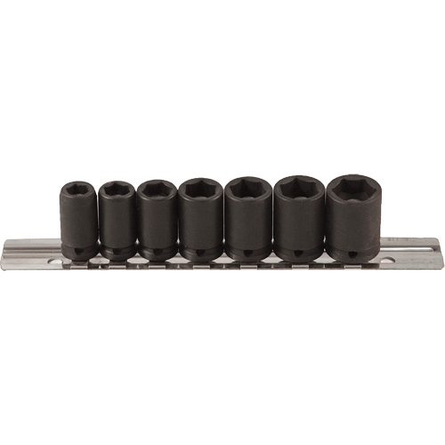 Magnetic Socket Set, 7 Pcs, Impact, 1/4" Drive Size Air Extreme Inc.