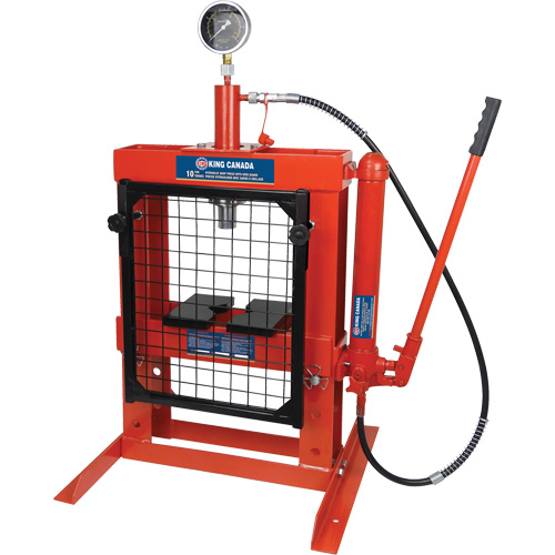 Presse hydraulique avec garde &agrave; grillage, Capacit&eacute; 10 tonnes Air Extreme Inc.