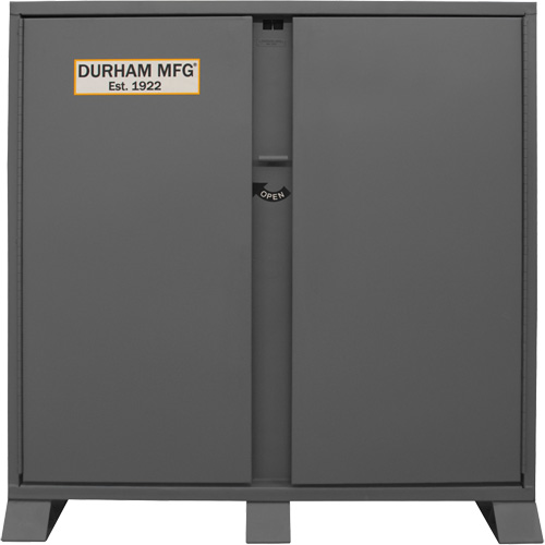 Jobsite Storage Shelving Cabinet, Steel, 47.5 Cubic Feet, Grey Air Extreme Inc.