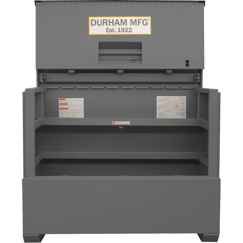 Boîte de rangement pour le chantier, style piano, 60-1/2" la x 34-3/4" p x 49-3/8" h, Gris Air Extreme Inc.