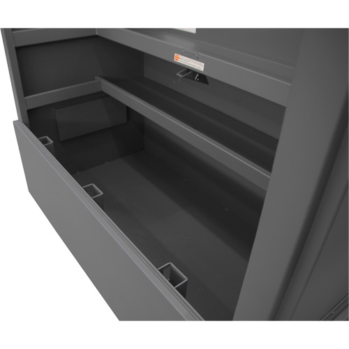Boîte de rangement pour le chantier, style piano, 60-1/2" la x 34-3/4" p x 49-3/8" h, Gris Air Extreme Inc.