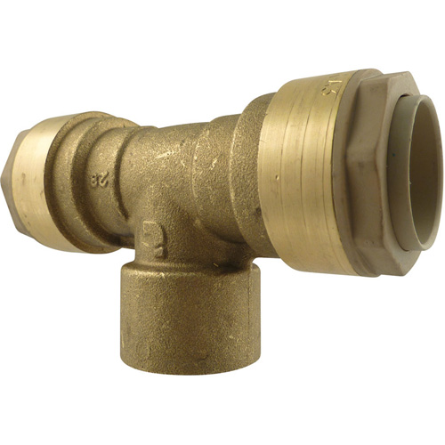 Raccord de tuyau d'air en T Quickline, Laiton, 1/2" Air Extreme Inc.