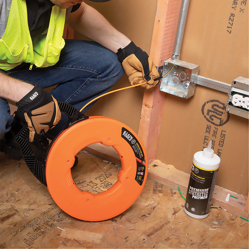 Fish Tape with Spiral Steel Leader Air Extreme Inc.