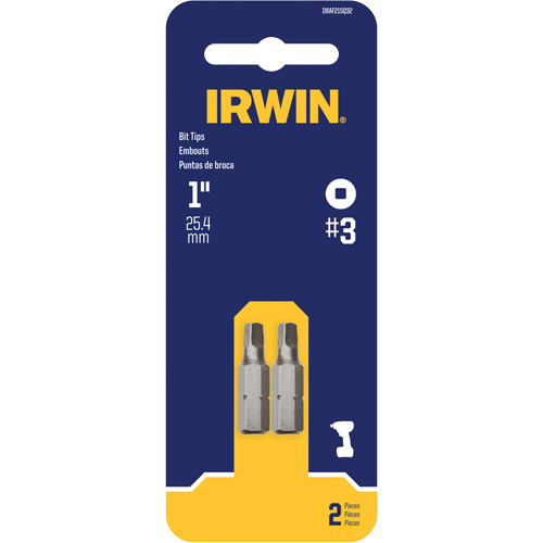Insert Bits, Square, #3, 1/4" Drive Air Extreme Inc.