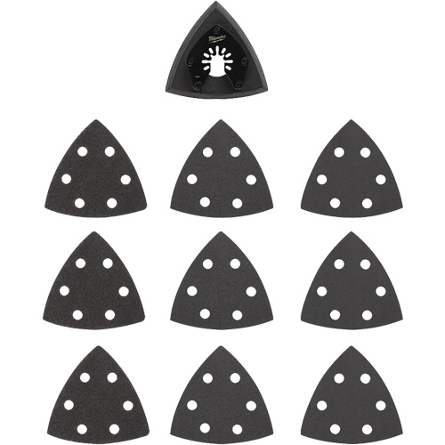 3-1/2" Open-Lok Triangle Sanding Pad Kit Air Extreme Inc.