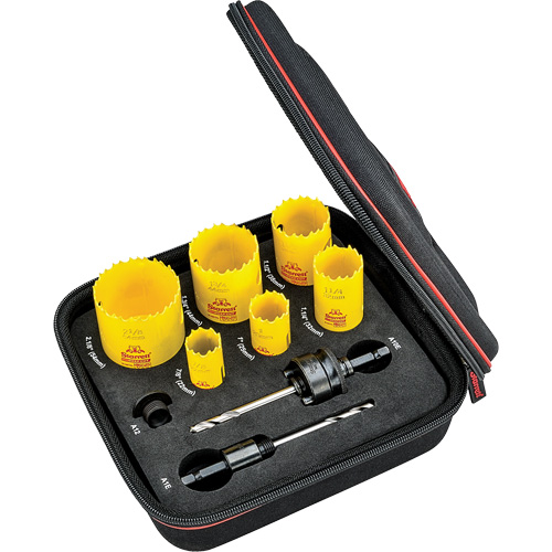 Deep Cut Hole Saw Kit, 9 Pieces Air Extreme Inc.