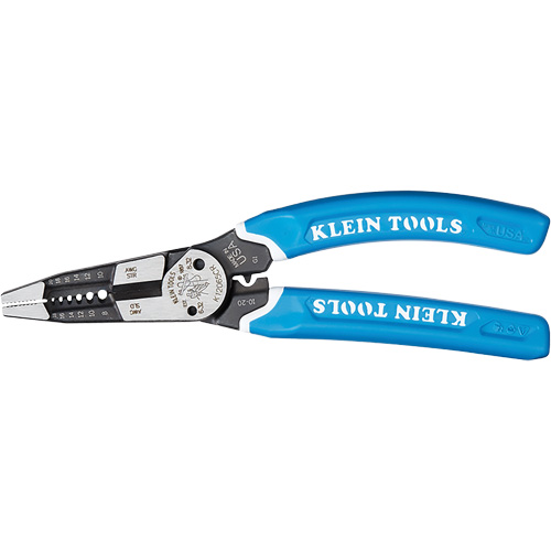 Outil polyvalent Klein-Kurve pour d&eacute;nuder, couper et sertir les fils, 8-1/4" lo, 8 - 20 AWG Air Extreme Inc.