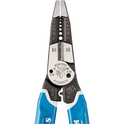 Outil polyvalent Klein-Kurve pour d&eacute;nuder, couper et sertir les fils, 8-1/4" lo, 8 - 20 AWG Air Extreme Inc.