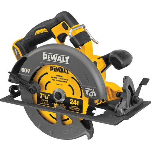 Scie circulaire sans balai Flexvolt Max avec frein &eacute;lectrique (outil seulement), 7-1/4", 60 V Air Extreme Inc.