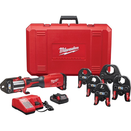 M18 Force Logic Press Tool with One-Key & CTS Jaws Kit, 1/2" - 2", Power Driven Air Extreme Inc.