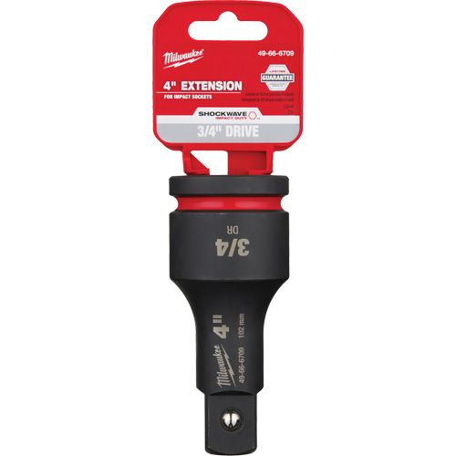 Rallonge pour douille Shockwave Impact Duty, Chocs, Prise 3/4", 4" lo Air Extreme Inc.