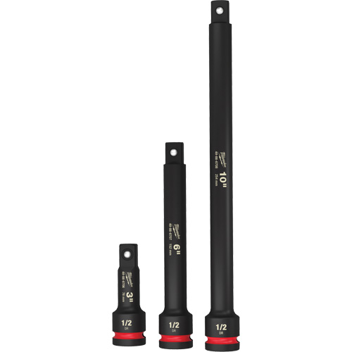 Jeu de rallonges pour douilles Shockwave Impact-Duty, Chocs, Prise 1/2", 3"/6"/10" lo Air Extreme Inc.