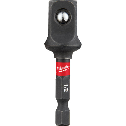 Shockwave Impact Socket Adapter, 1/4" Drive Size, 1/2" Male Size, Ball, 2" L Air Extreme Inc.