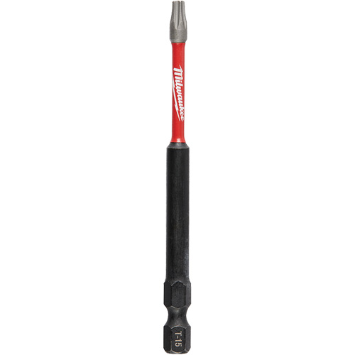 Embout de tournevis Shockwave Impact Duty, Torx, Embout T-15, Prise 1/4", Longueur 3-1/2" Air Extreme Inc.
