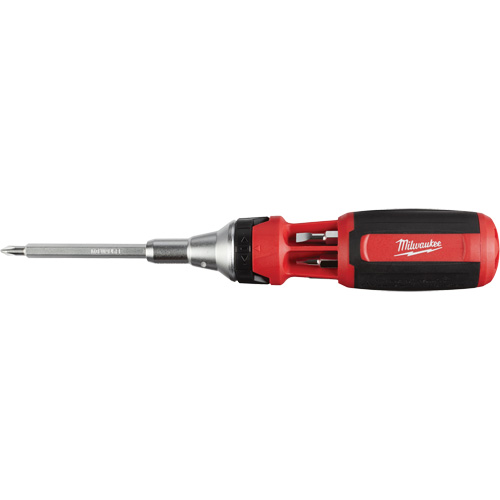 Tournevis &agrave; rochet 9 en 1 avec embouts multiples &agrave; carr&eacute; conducteur, 9-1/10" lo, Prise Coussin&eacute;e Air Extreme Inc.