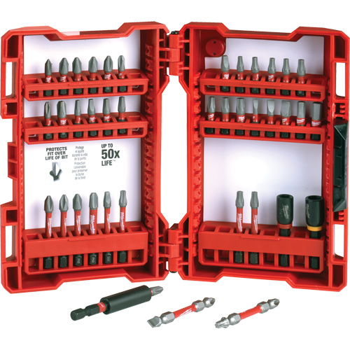 Jeu de 40 embouts de visseuse &agrave; percussion Shockwave Impact-Duty Air Extreme Inc.