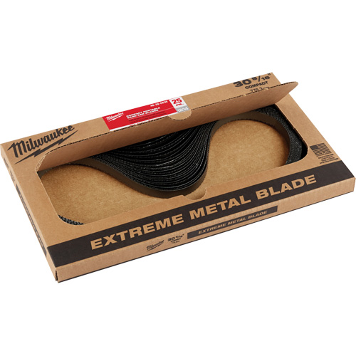 Extreme Metal Band Saw Blades, High Speed Steel, 30-9/16" L x 1/2" W x 0.02" Thick, 8/10 TPI Air Extreme Inc.