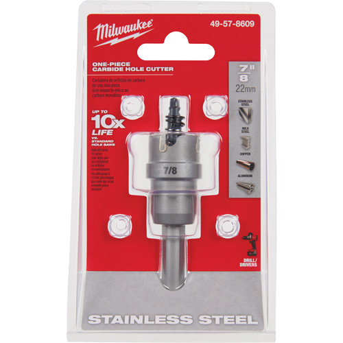 One-Piece Carbide Hole Cutters, 7/8", 3/16" Depth of Cut Air Extreme Inc.