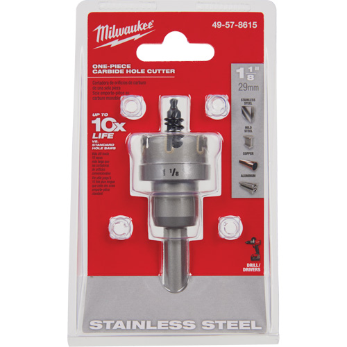 One-Piece Carbide Hole Cutters, 1-1/8", 3/16" Depth of Cut Air Extreme Inc.