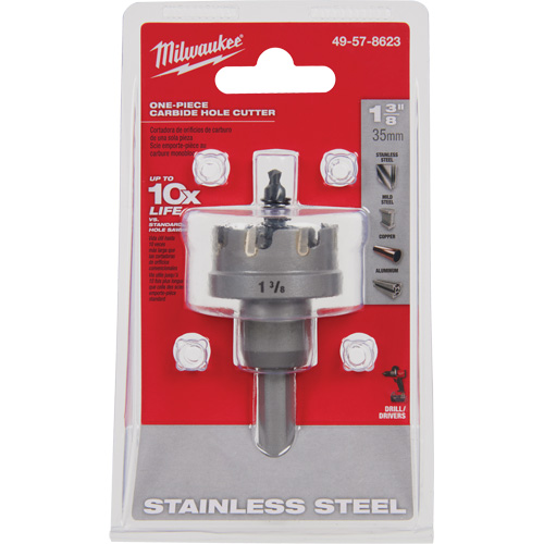 One-Piece Carbide Hole Cutters, 1-3/8", 3/16" Depth of Cut Air Extreme Inc.