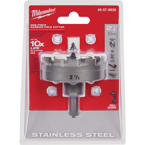 One-Piece Carbide Hole Cutters, 2-1/2", 3/16" Depth of Cut Air Extreme Inc.