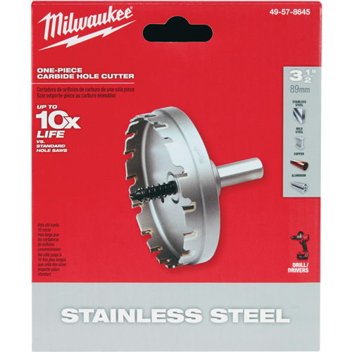 Scies-cloches au carbure monobloc, 3-1/2", Profondeur de la coupe de 3/16" Air Extreme Inc.
