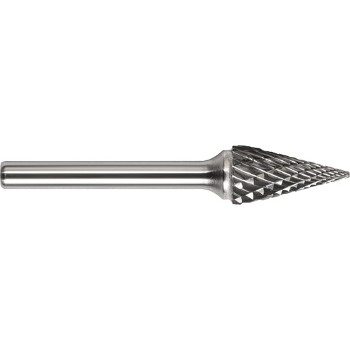 Drillco&reg; Magnum Double Cut Solid Carbide Burr, SM-5, 1/2" Dia., 1/4" Shank, 7/8" Depth of Cut Air Extreme Inc.