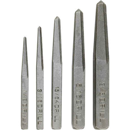 Screw Extractor Set, Chromium Steel, 5 Pieces Air Extreme Inc.