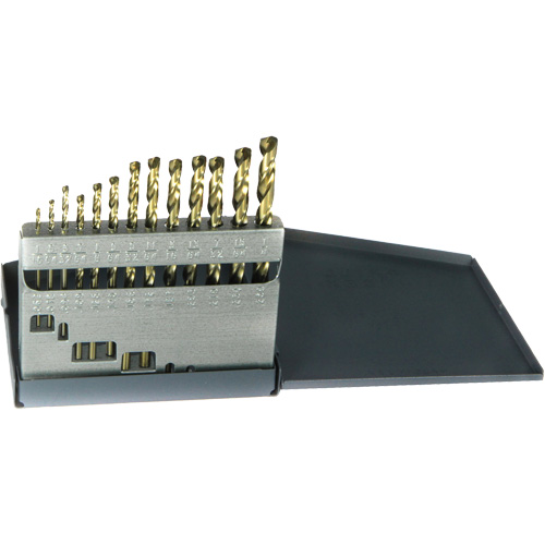 Drillco&reg; Heavy-Duty Jobber Length Drill Bit Set, 13 Pieces, Cobalt Air Extreme Inc.