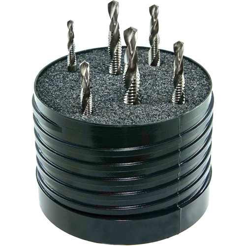 Drillco&reg; Combined Tap & Drill Set, 6 Pieces, High Speed Steel Air Extreme Inc.
