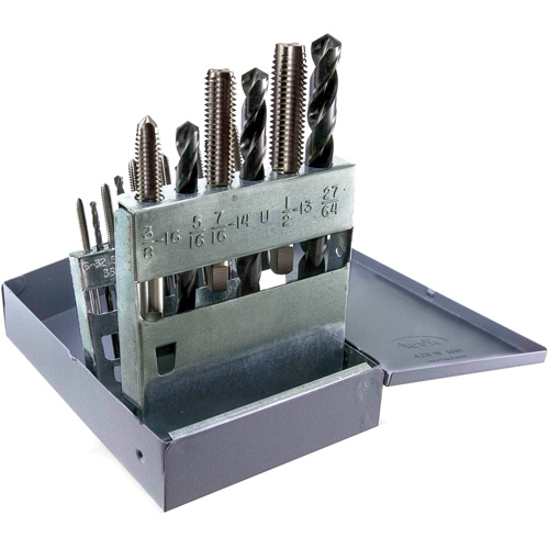 Jeu de tarauds & forets Drillco, 18 morcea Air Extreme Inc.