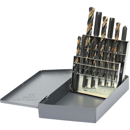 Jeu de tarauds & forets Drillco, 18 morcea Air Extreme Inc.