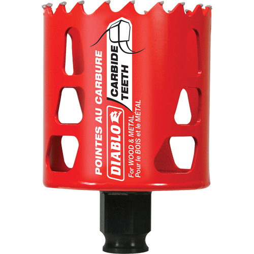 Wood & Metal Hole Saw, 2-3/8", 2-3/8" Depth of Cut, Carbide Air Extreme Inc.