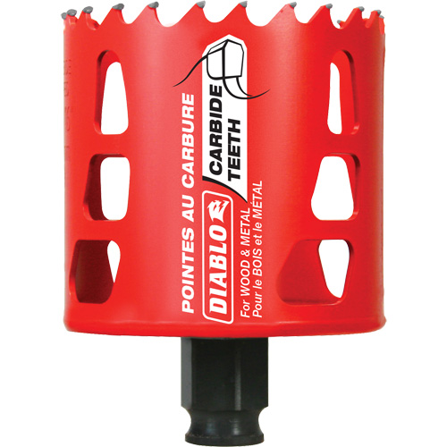 Wood & Metal Hole Saw, 2-11/16", 2-3/8" Depth of Cut, Carbide Air Extreme Inc.