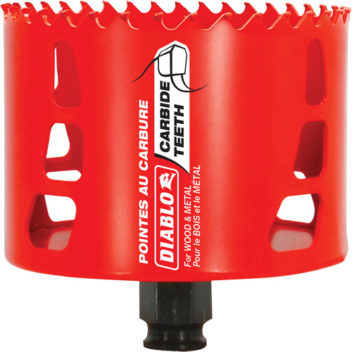 Scie cloche pour bois et m&eacute;tal, 3-5/8", Profondeur de la coupe 2-3/8", Carbure Air Extreme Inc.