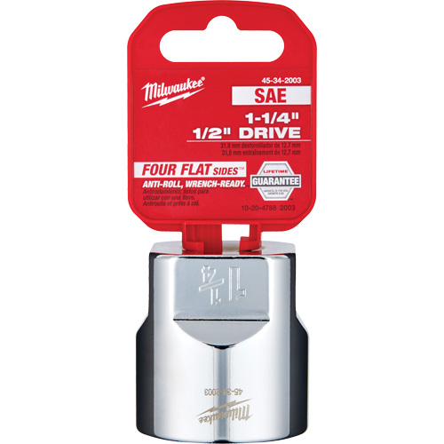 Prise SAE avec c&ocirc;t&eacute;s Four Flats, 1-1/4", Prise 1/2", 6 pans Air Extreme Inc.