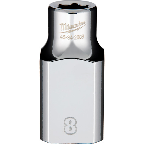 Douille m&eacute;trique avec c&ocirc;t&eacute;s Four Flats, 8 mm, Prise 1/2", 6 pans Air Extreme Inc.