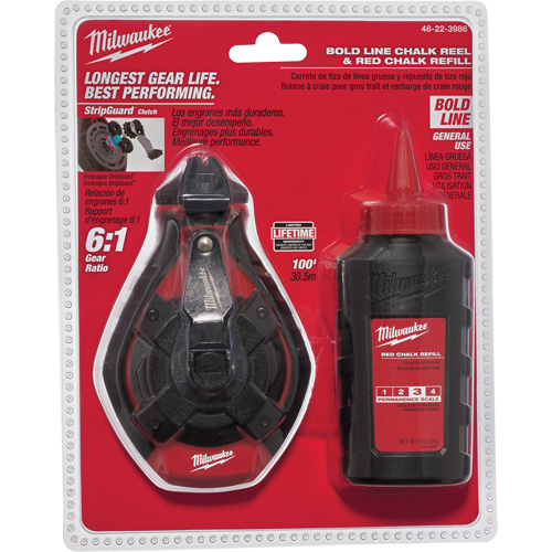Trousse de cordeau &agrave; craie &agrave; ligne grasse Air Extreme Inc.