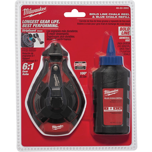 Trousse de cordeau &agrave; craie &agrave; ligne grasse Air Extreme Inc.