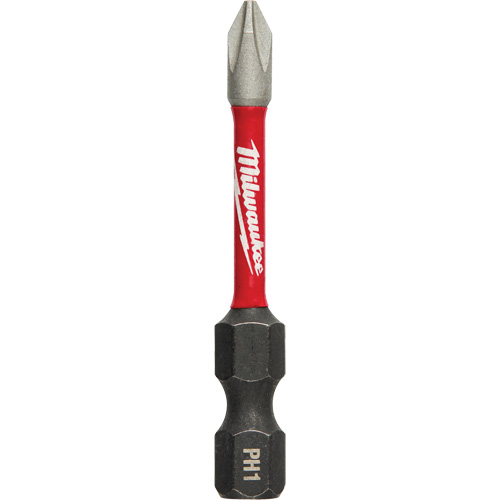 Shockwave Impact Duty Power Bit, Phillips, #1 Tip, 1/4" Drive Size, 2" Length Air Extreme Inc.