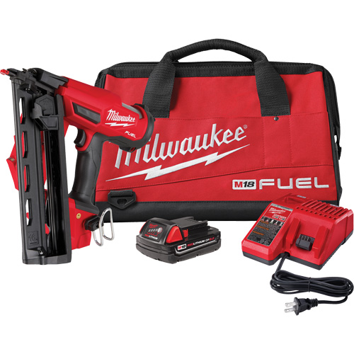 N&eacute;cessaire de clouage en biais M18 Fuel pour clous de finition de calibre 16, 18 V, Lithium-ion Air Extreme Inc.