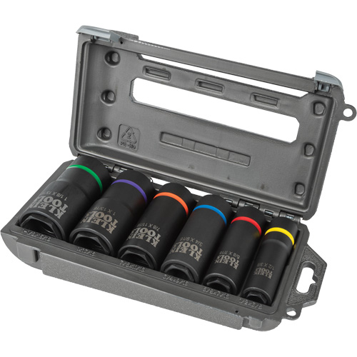 2-in-1 6-Piece Socket Set, 6 Pcs, Impact, Deep Air Extreme Inc.