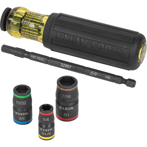 7-in-1 Impact Flip Socket with Handle, Hex, 1/4" Drive, 7 Pcs Air Extreme Inc.