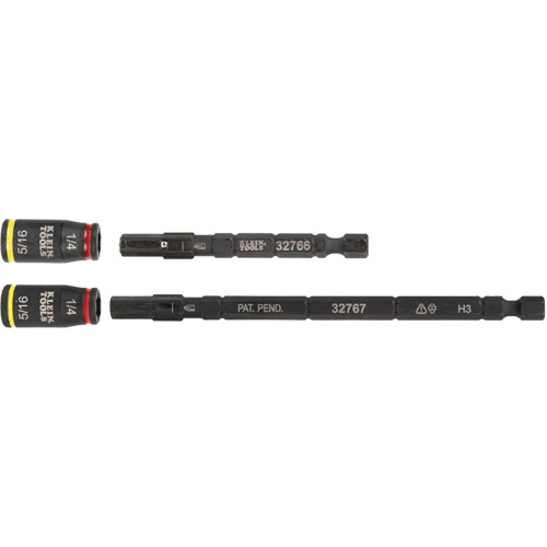 3-in-1 Impact Flip Socket Set, Hex, 1/4" Drive, 3 Pcs Air Extreme Inc.