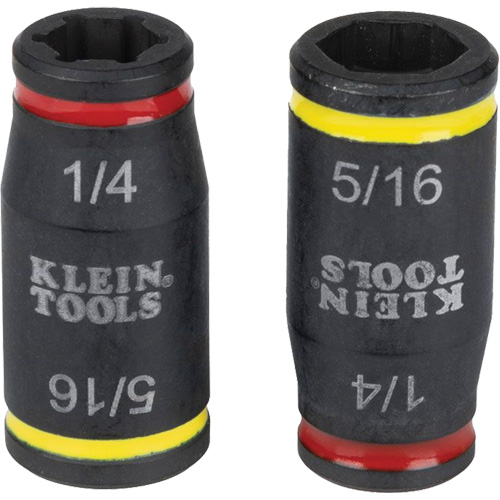 3-in-1 Impact Flip Socket Set, Hex, 1/4" Drive, 3 Pcs Air Extreme Inc.