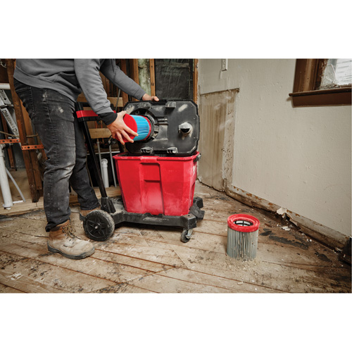 Filtre grand format &agrave; haute efficacit&eacute; pour aspirateur sec/humide, Cartouche, Pour 12 gal. US/9 gal. US/6 gal. US Air Extreme Inc.